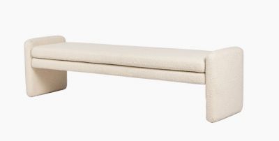 JAY CREAM BOUCLE BENCH