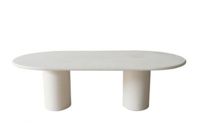 OVAL DINING TABLE GESSO COLLECTION