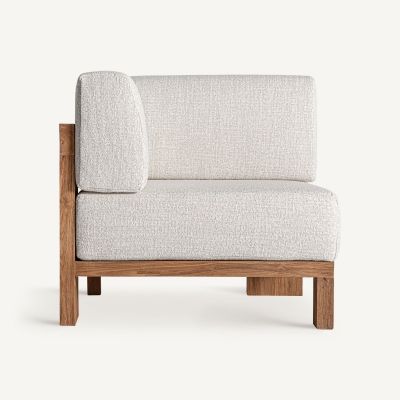 TESTA CORNER TEAK SOFA MODULE