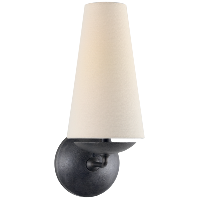 FONTAINE SINGLE WALL LIGHT / AGED IRON 